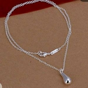 Sterling Silver Necklace (Modern Style Necklace)
